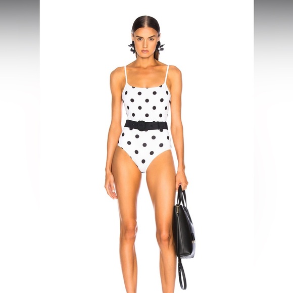 SOLID & STRIPED Other - SOLID & STRIPED Nina One Piece Swimsuit Dot Belt